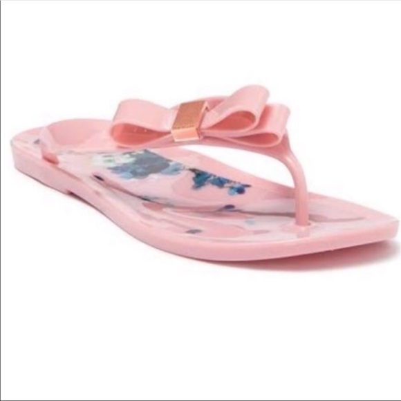 Ted Baker Shoes - NWT TED BAKER SUSSIP BOW SLIDES